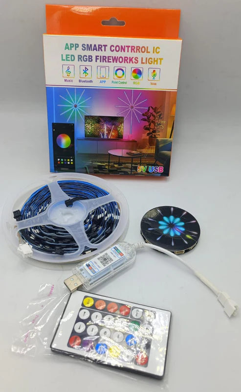 أضواء LED للألعاب النارية الذكية