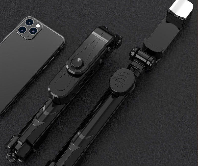 متوافق مع Apple، Xt02 عصا سيلفي بلوتوث للتحكم عن بعد حامل ثلاثي القوائم عالي الجودة للهاتف المحمول كاميرا حية عالمية إطار دعم متعدد الوظائف